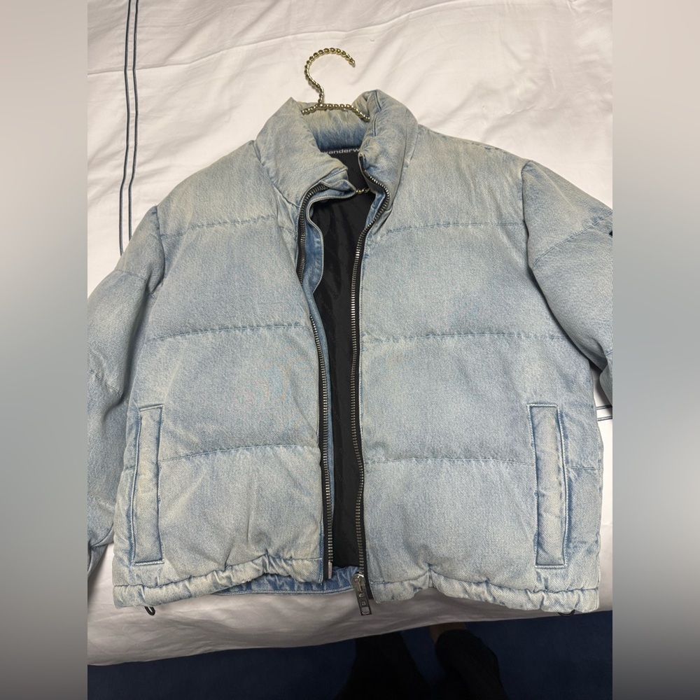 Alexander Wang Sky Blue Puffer Jacket